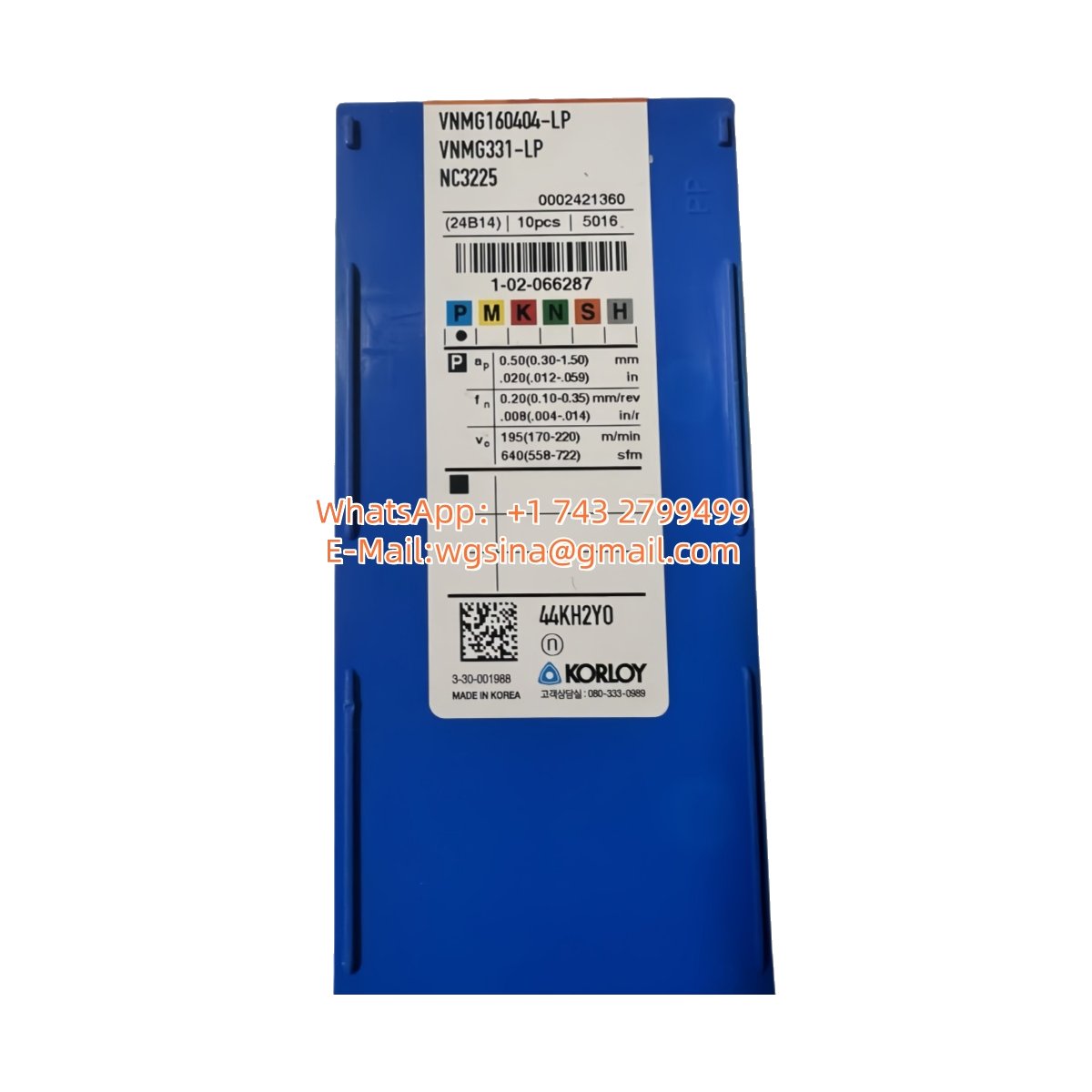 VNMG160404-LP NC3225