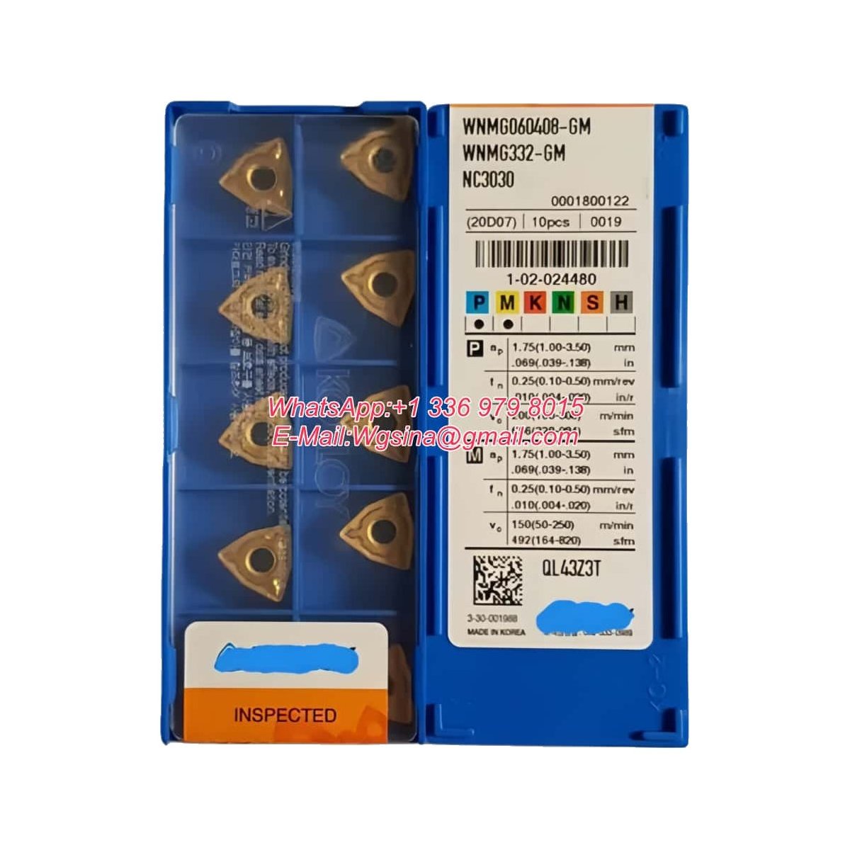WNMG060408-GM NC3030