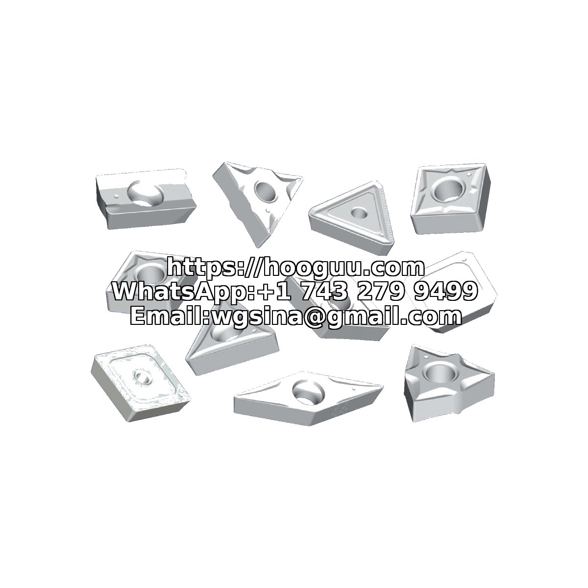 Original Lamina DNMG443-NN Carbide Turning Insert - Diamond 55° LT10 DNMG443-NN LT10