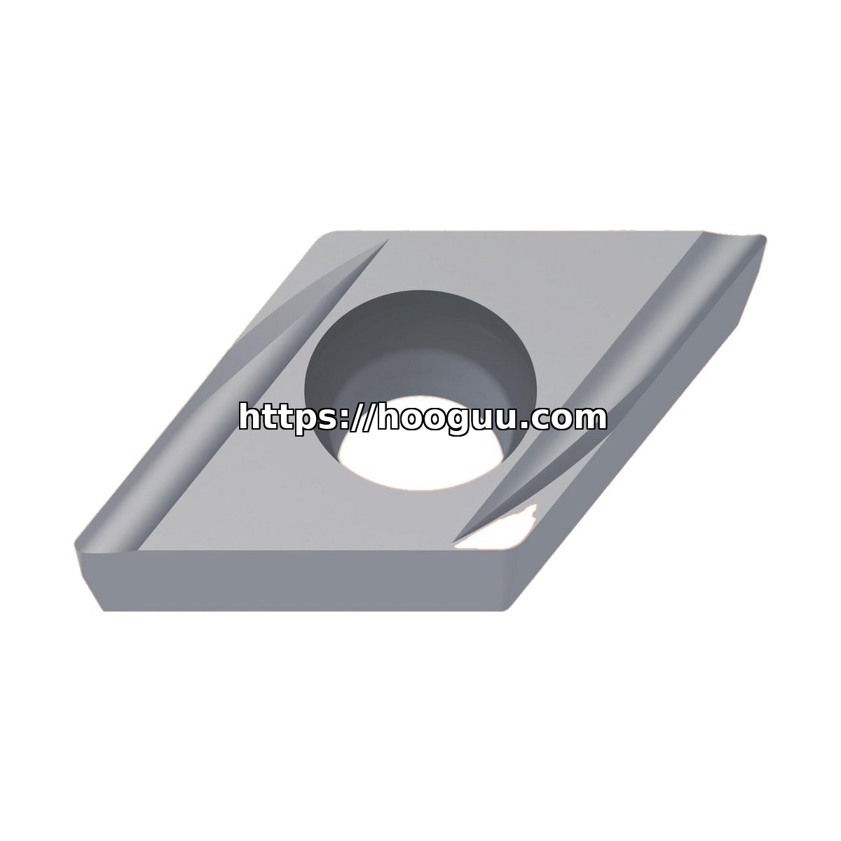 Original Mitsubishi DCGT21.50.2MLSN MS6015 Carbide Turning Insert - Diamond 55°