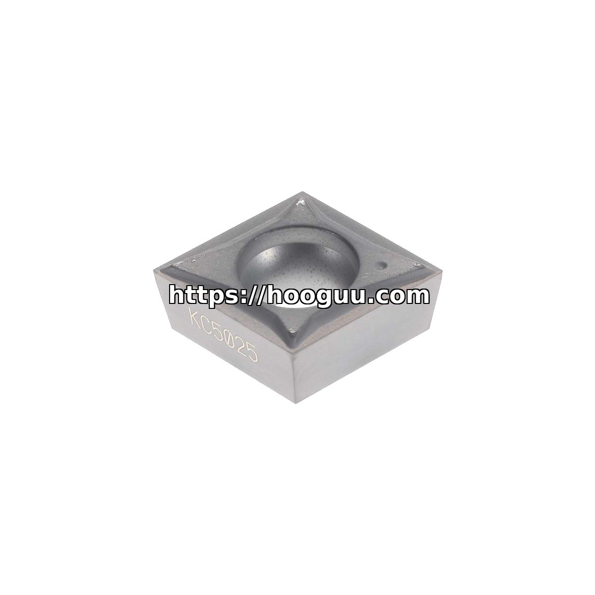 Original Kennametal CCGT3250LF KC5025 Carbide Turning Insert - Diamond 80° | Steel