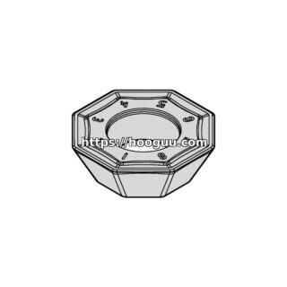 Original Kennametal OFPT53AFSN4HB Carbide Milling Insert - Octagonal | Steel, Cast Iron OFPT06L5AFSNHB KCPK30