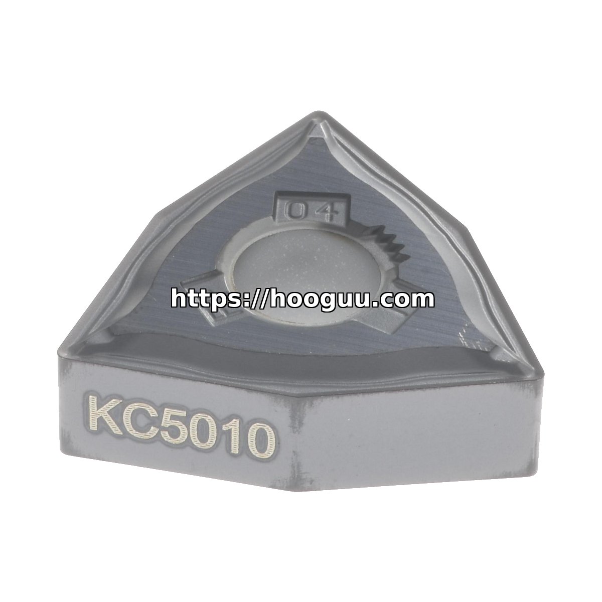 Original Kennametal KC5010 KC5010 Carbide Turning Insert - Parallelogram 55° | Steel & More WNMG431FF WNMG431FF KC5010