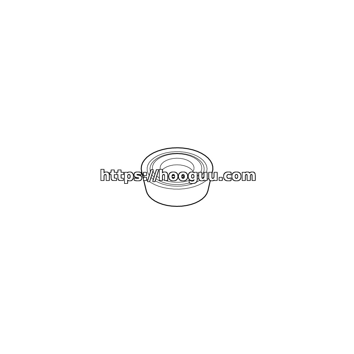 Original Kennametal RDHX1003M0FLP K110M Carbide Milling Insert - Round | Cast Iron, Non-ferrous