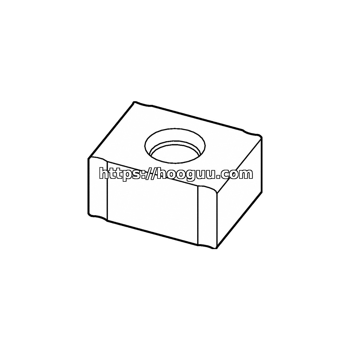 Original Kennametal LNEU1245R08SGP Carbide Milling Insert - Rectangle KCPM40 LNEU1245R08SGP KCPM40