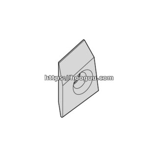 Original Kennametal KD1415 Carbide Milling Insert - Parallelogram 55° | Aluminum, Non-ferrous BGHX15L5PCERGGT BGHX15L5PCERGGT KD1415