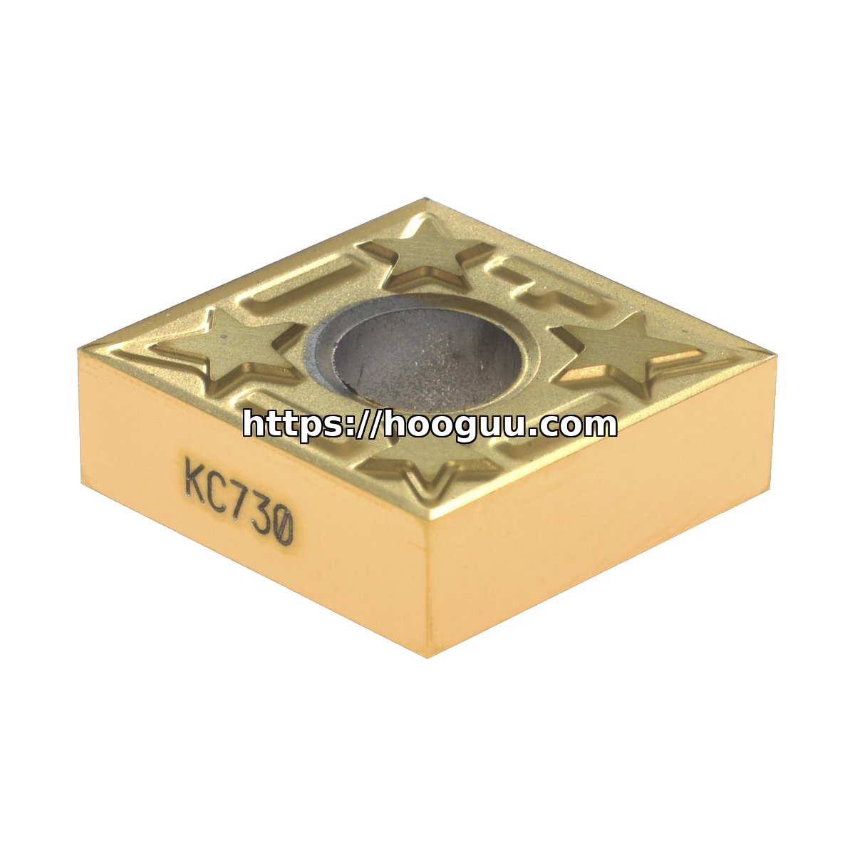 Original Kennametal KC730 KC730 Carbide Turning Insert | Steel, Cast Iron, Titanium CNGG430LF CNGG430LF KC730