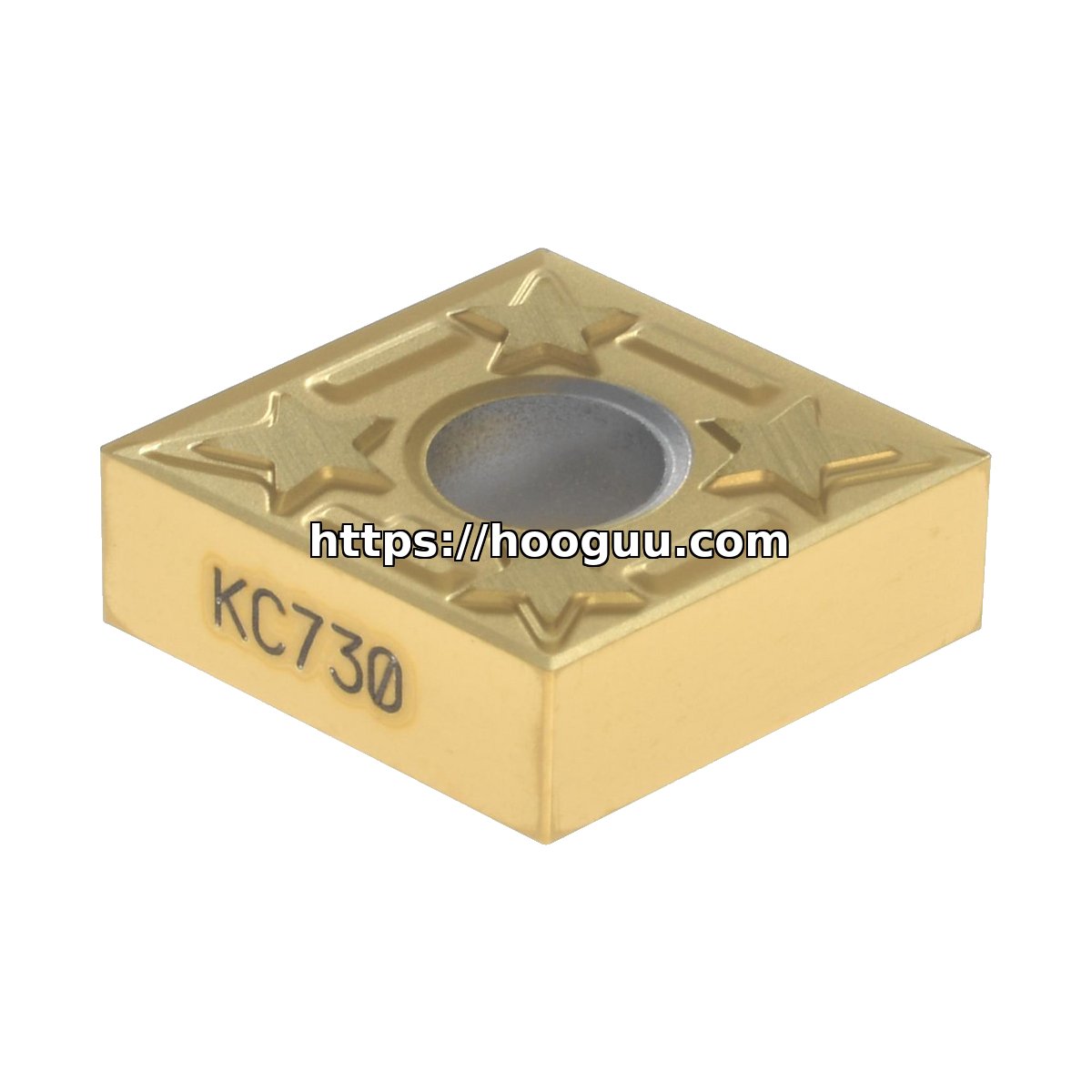 Original Kennametal CNGG4305LF KC730 Carbide Turning Insert - Diamond 80° | Steel, Stainless Steel