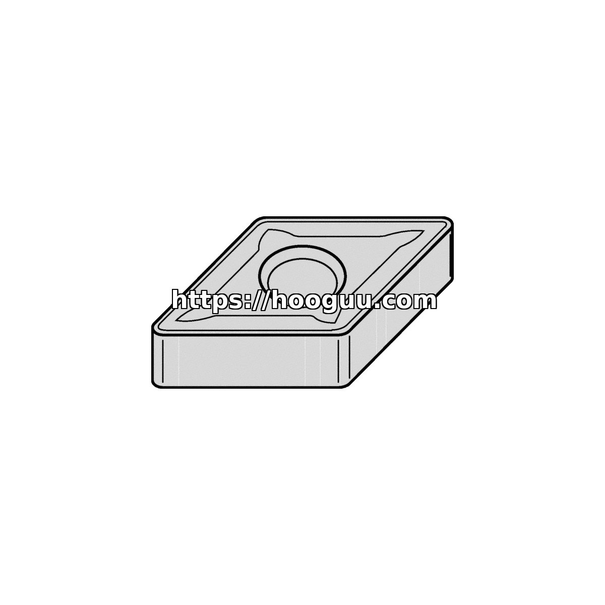 Original Kennametal DNMG33233 KT315 Carbide Turning Insert - Diamond 55°