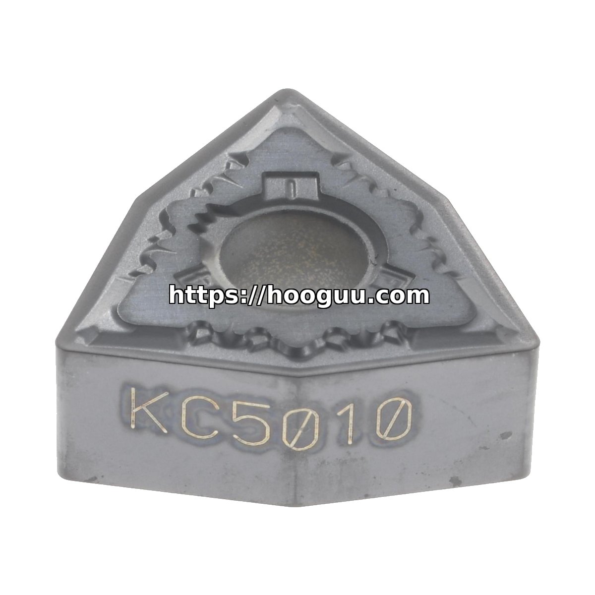 Original Kennametal KC5010 KC5010 Carbide Turning Insert - Parallelogram 55° | Aluminum, Copper, Brass WNMG331FP WNMG331FP KC5010