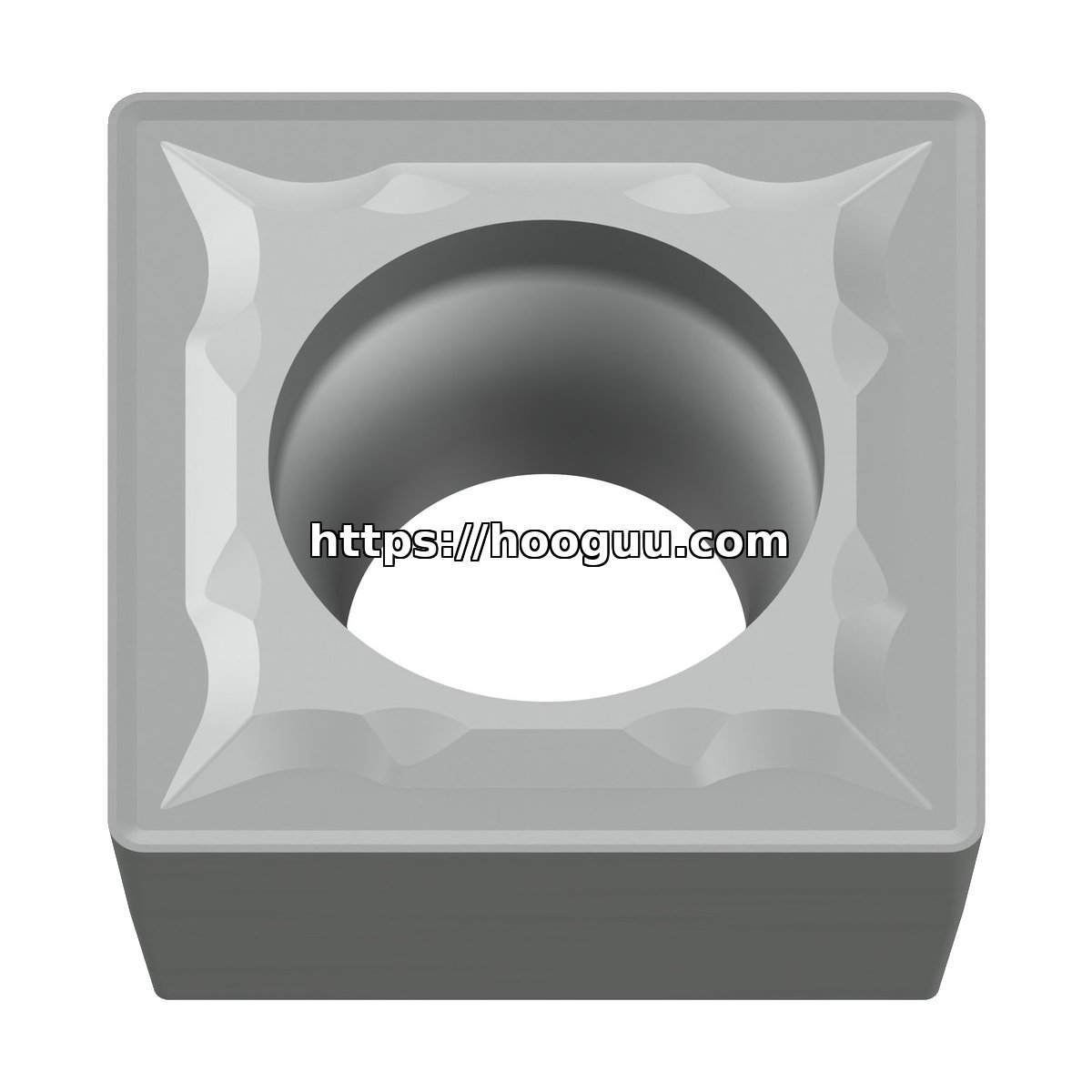 Original Mitsubishi SCMT432MS MT9005 Carbide Turning Insert - Square