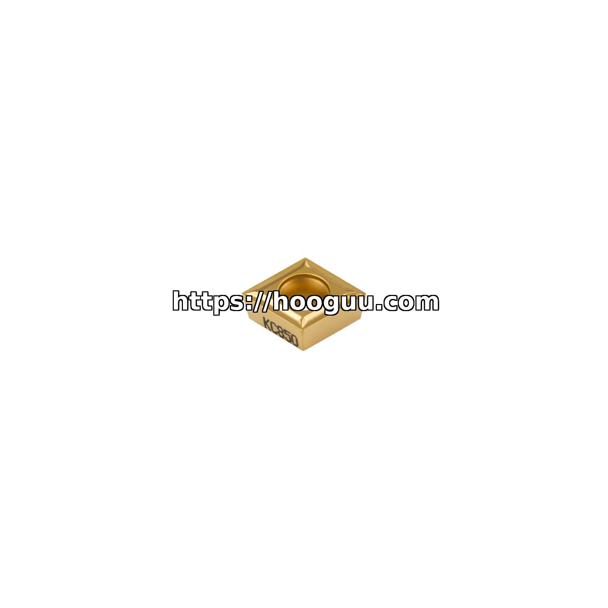 Original Kennametal CCMT32505LF KC850 Carbide Turning Insert - Diamond 80°