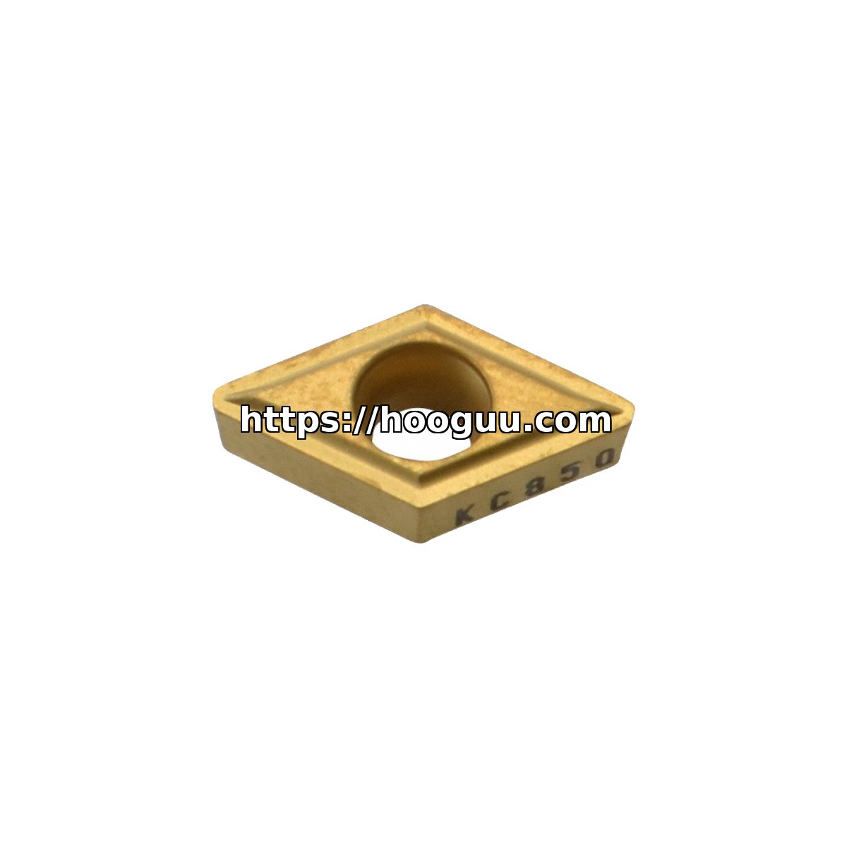 Original Kennametal DCMT3252LF KC850 Carbide Turning Insert - Diamond 55° | Steel, Stainless Steel