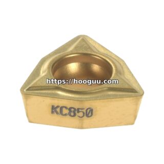 Original Kennametal WPMT3252LF KC850 Carbide Turning Insert - Trigon 80° | Steel