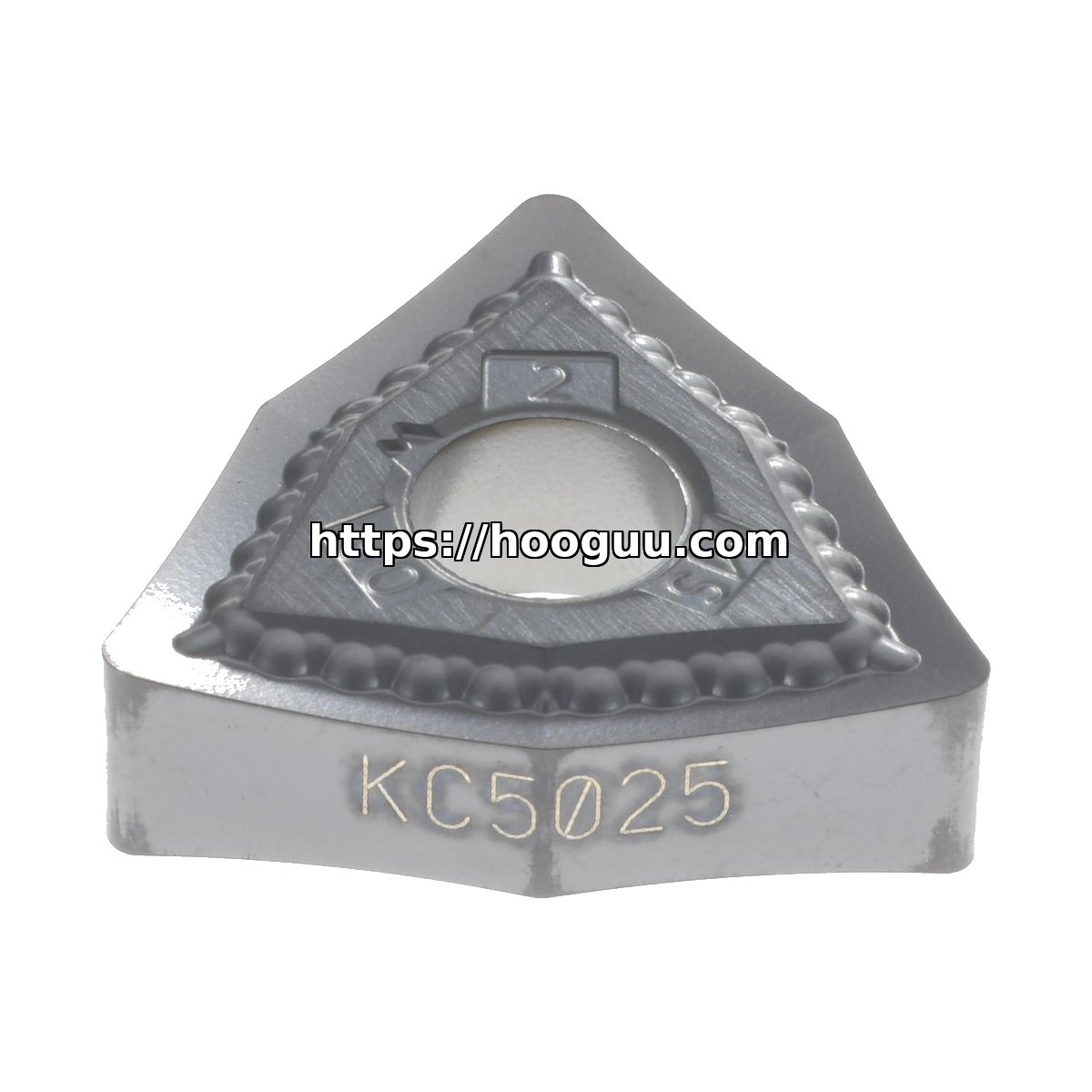 Original Kennametal KC5025 KC5025 Carbide Turning Insert - Parallelogram 55° | Titanium, Non-ferrous WNMG432MS WNMG432MS KC5025