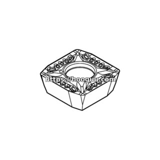 Original Kennametal KC725M KC725M Carbide Milling Insert - Parallelogram 55° | Steel & More SDPT120416PDSRGB SDPT120416PDSRGB KC725M