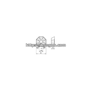 Original Kennametal KC522M Carbide Milling Insert - Parallelogram 55° | Steel & More OFKT06L5AFSNLB OFKT06L5AFSNLB KC522M