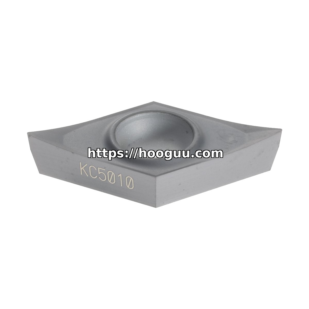 Original Kennametal DCGT32505HP KC5010 Carbide Turning Insert - Diamond 55° | Steel