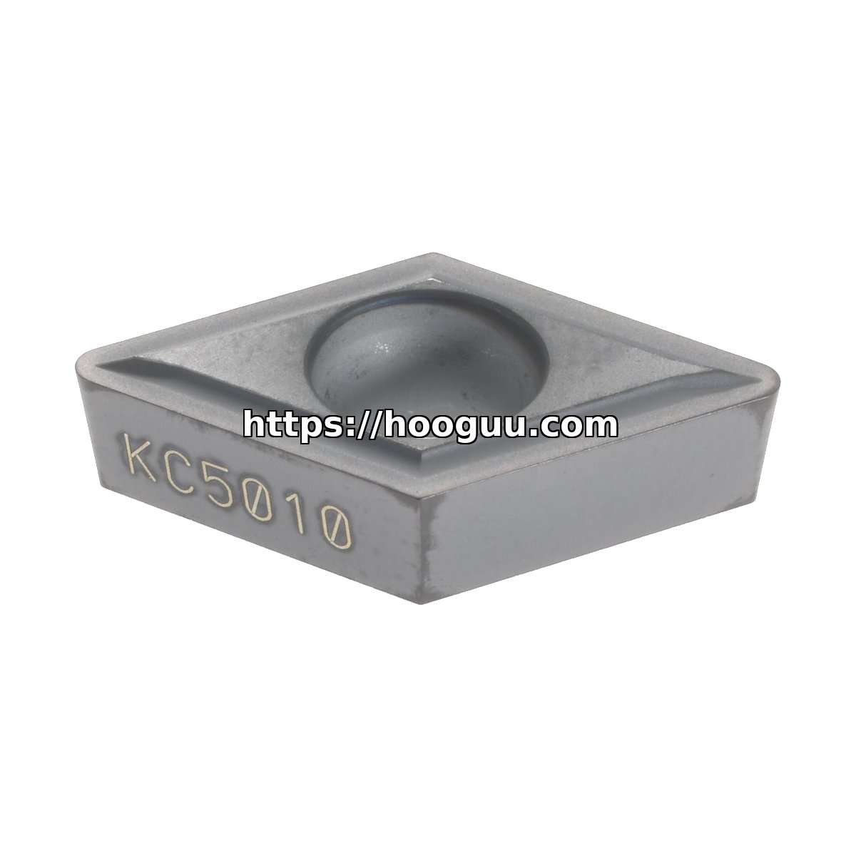Original Kennametal DCMT3252LF KC5010 Carbide Turning Insert - Diamond 55° | Steel, Stainless Steel