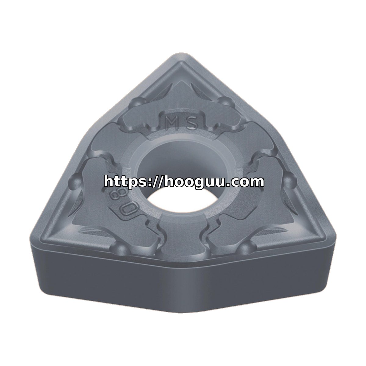 Original Mitsubishi WNMG32.52MS US735 Carbide Turning Insert - Trigon 80° | Steel, Stainless Steel