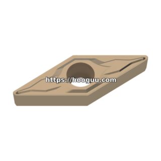 Original Mitsubishi VBMT332LP MC6125 Carbide Turning Insert - Diamond 35° | Steel