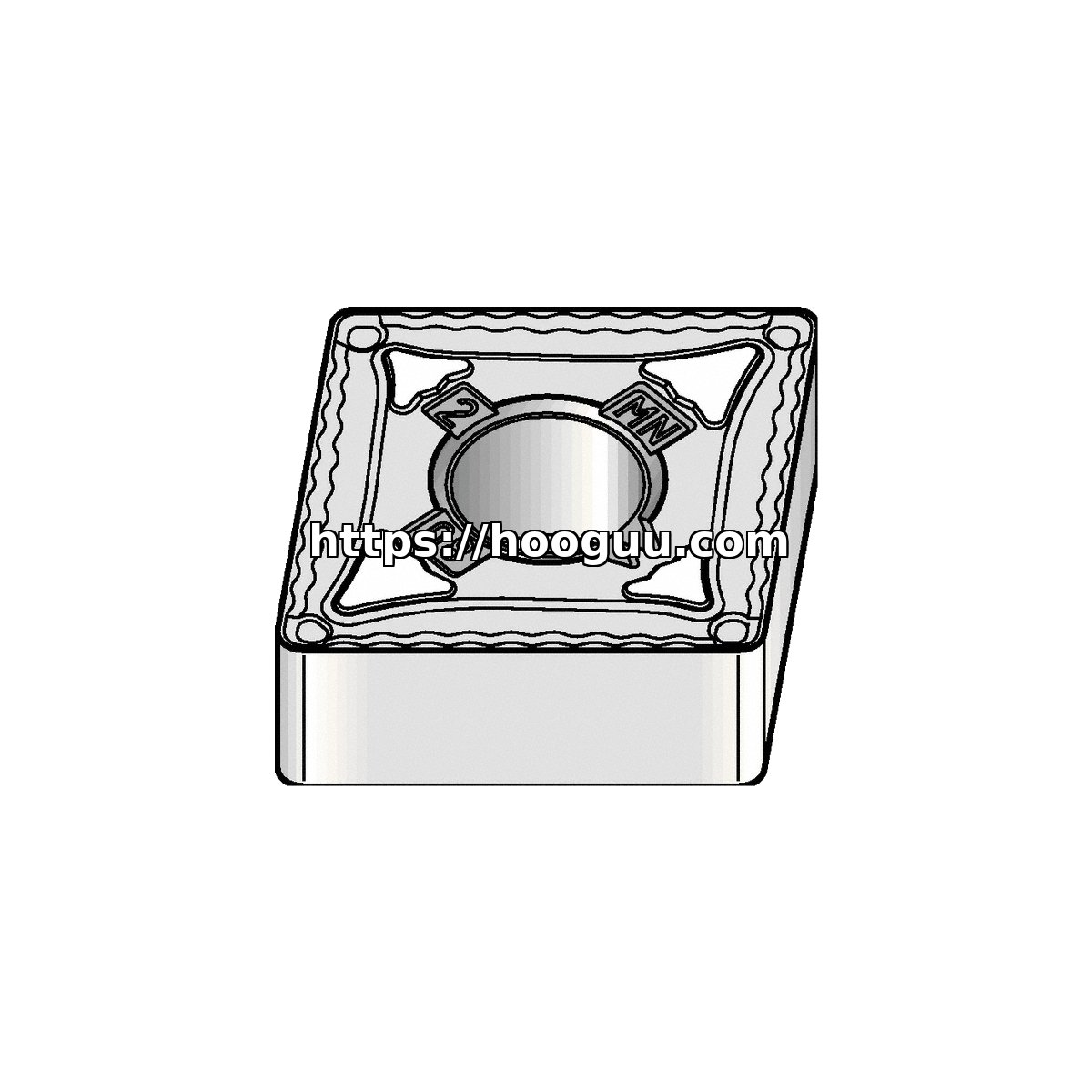 Original Kennametal CNMG543MN Carbide Turning Insert - Diamond 80° KCP30 CNMG543MN KCP30