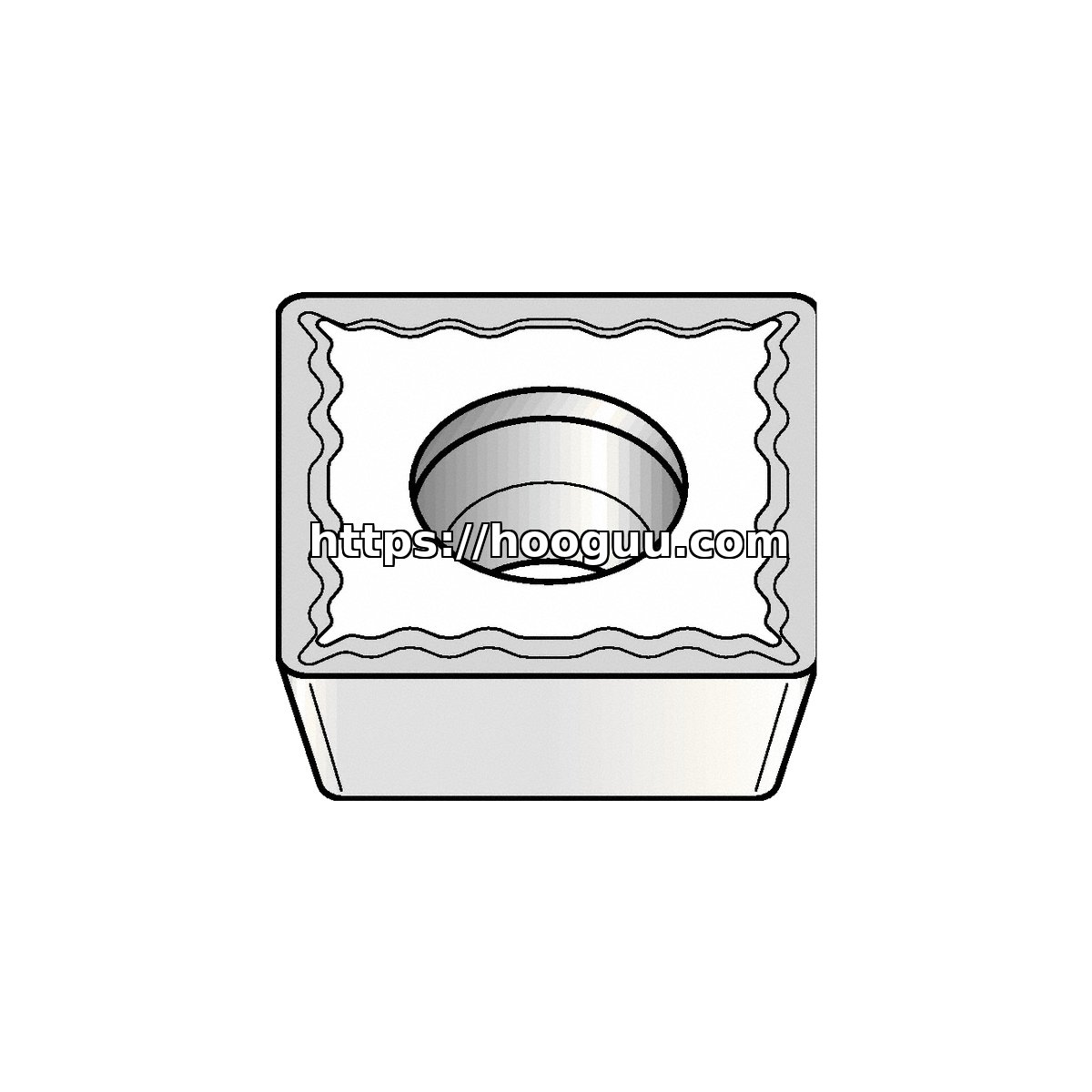 Original Kennametal SPMT3252UF Carbide Turning Insert - Square KCU10B SPMT3252UF KCU10B