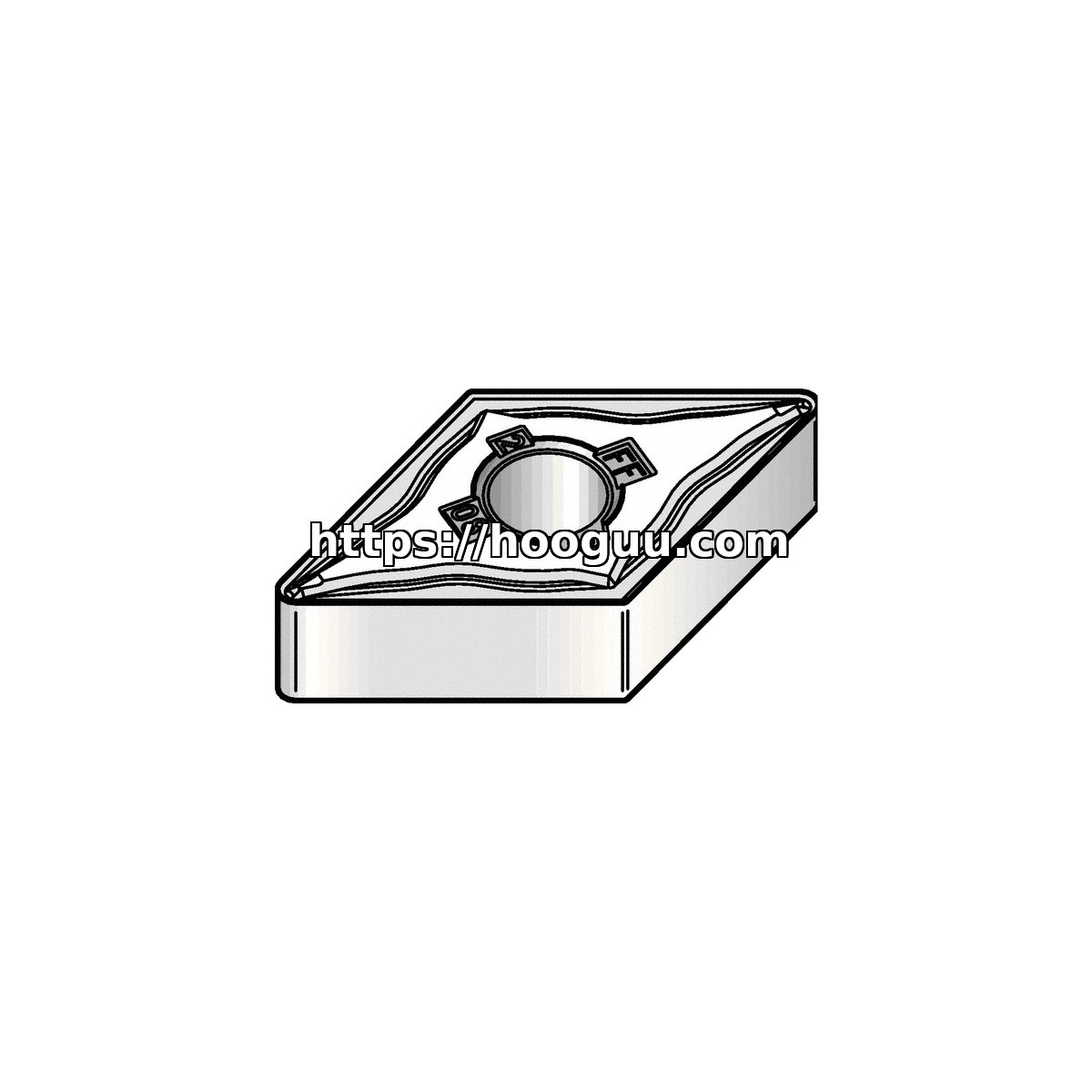 Original Kennametal DNMG432FF Carbide Turning Insert - Diamond 55° KCP10B DNMG432FF KCP10B