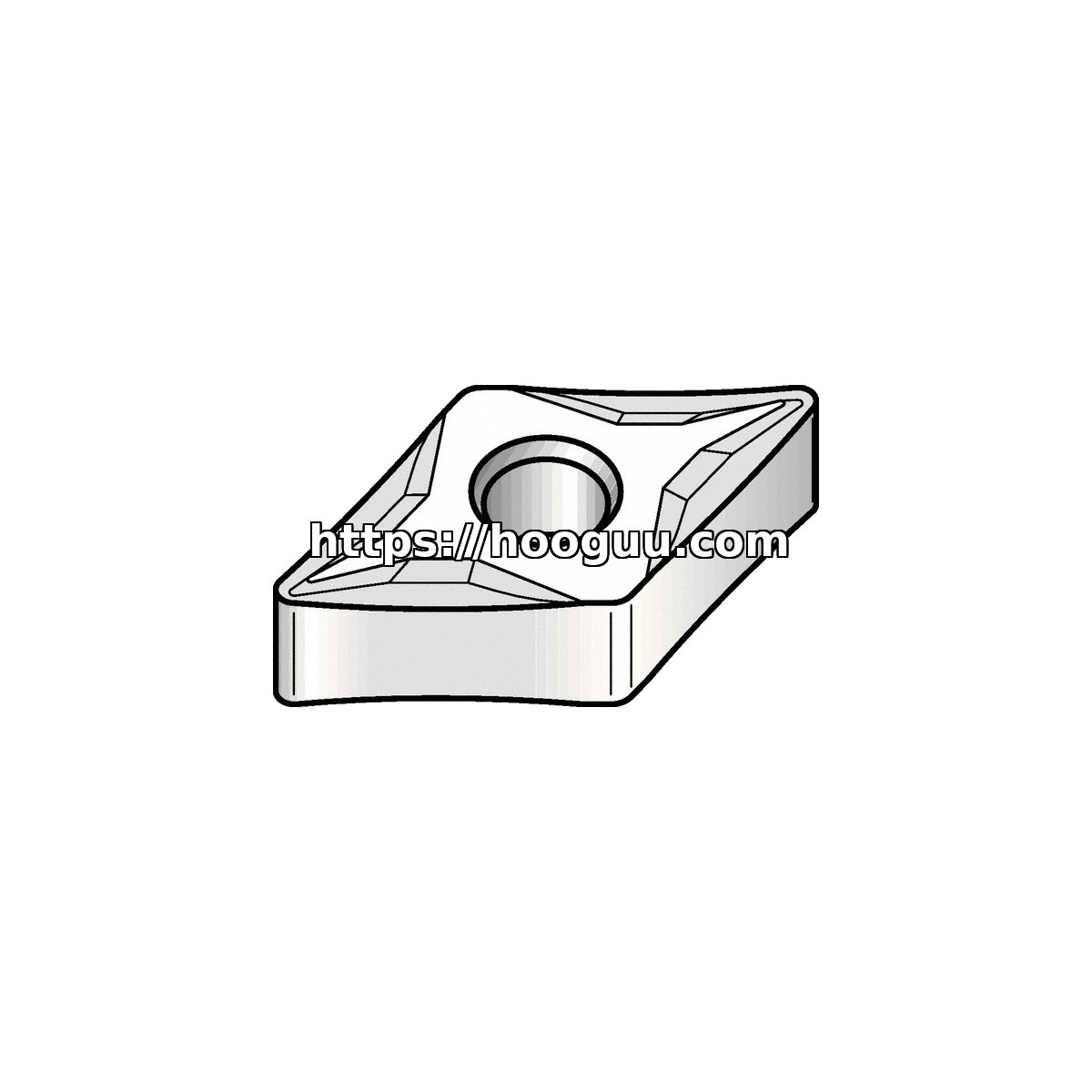 Original Kennametal DNMP441K Carbide Turning Insert - Diamond 55° | Steel KCP25B DNMP441K KCP25B