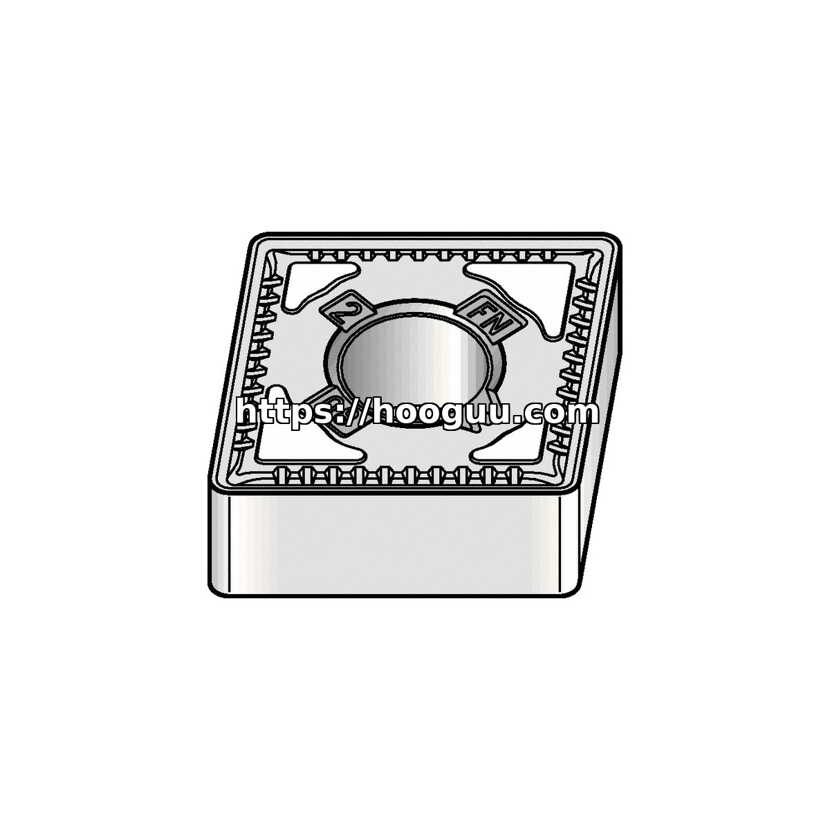 Original Kennametal CNMG433FN Carbide Turning Insert - Diamond 80° KCK05B CNMG433FN KCK05B
