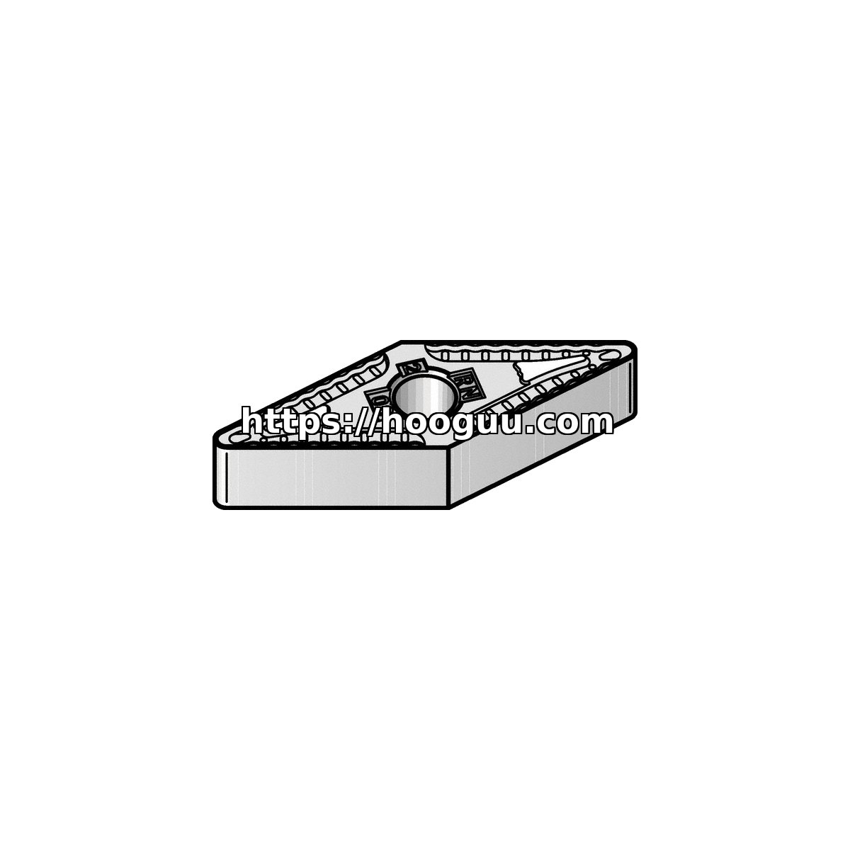 Original Kennametal VNMG333RN Carbide Turning Insert - Diamond 35° KCP25B VNMG333RN KCP25B