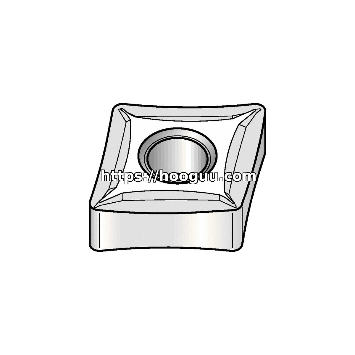 Original Kennametal CNMP432K Carbide Turning Insert - Diamond 80° | Steel KCP10B CNMP432K KCP10B
