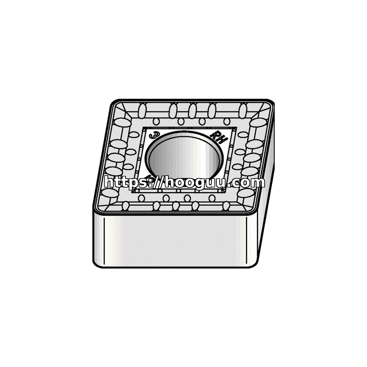 Original Kennametal CNMM644RH Carbide Turning Insert - Diamond 80° KCP10B CNMM644RH KCP10B