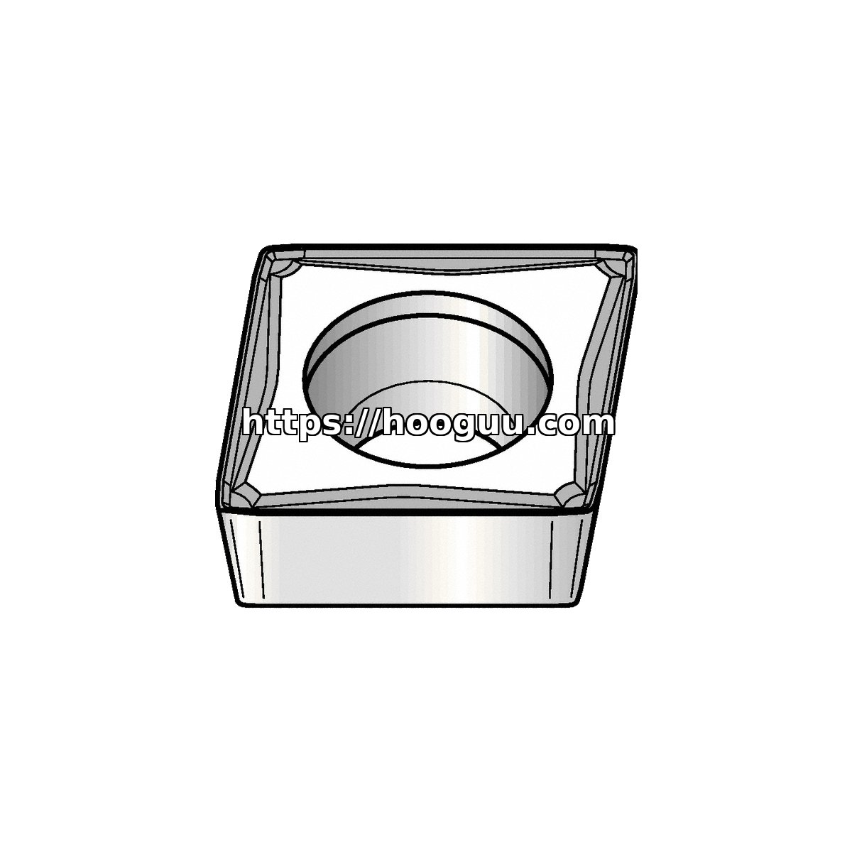 Original Kennametal CPMT3252FW Carbide Turning Insert - Diamond 80° KCU10B CPMT3252FW KCU10B