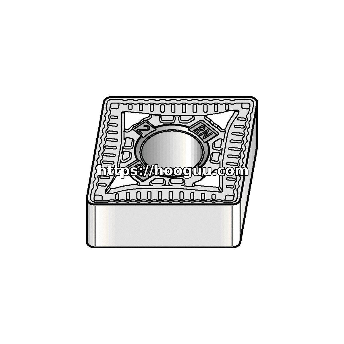 Original Kennametal CNMG644RN Carbide Turning Insert - Diamond 80° | Steel KCP40B CNMG644RN KCP40B