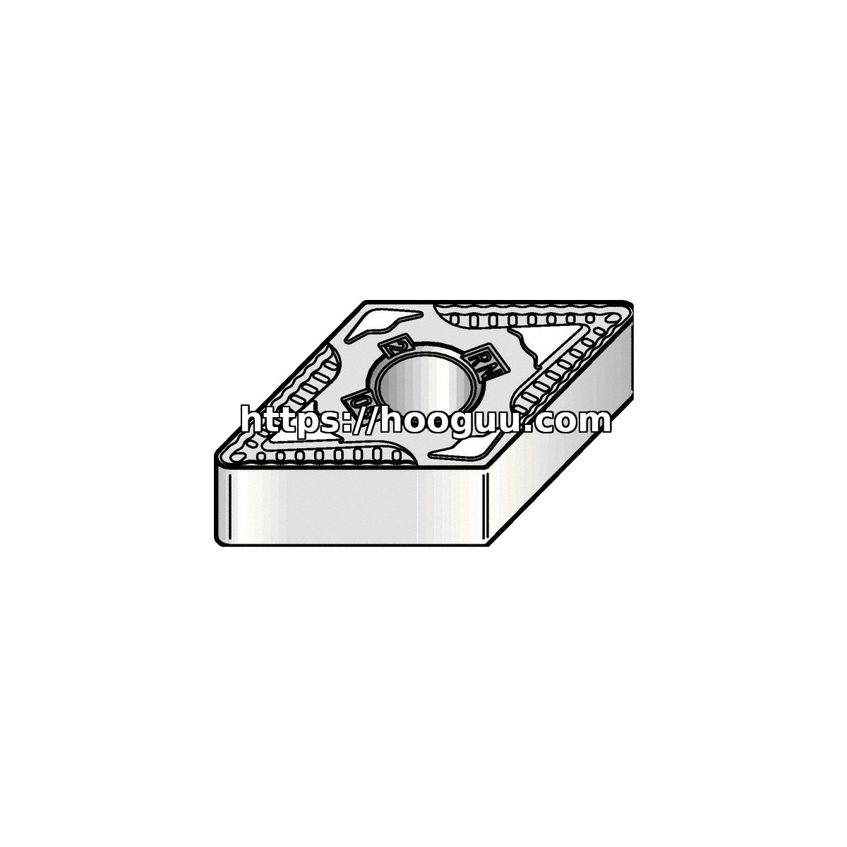 Original Kennametal DNMG442RN Carbide Turning Insert - Diamond 55° | Steel & More KCP10B DNMG442RN KCP10B