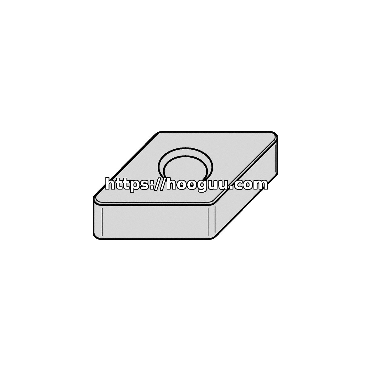 Original Kennametal DNMA443 Carbide Turning Insert - Diamond 55° | Steel, Cast Iron KCK20B DNMA443 KCK20B