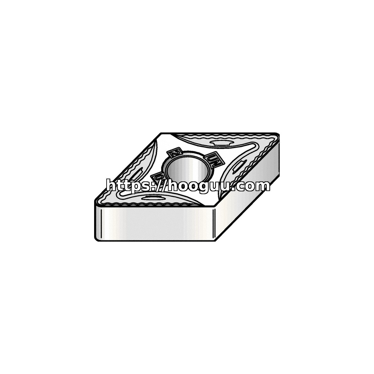 Original Kennametal DNMG442UN Carbide Turning Insert - Diamond 55° KCK15B DNMG442UN KCK15B
