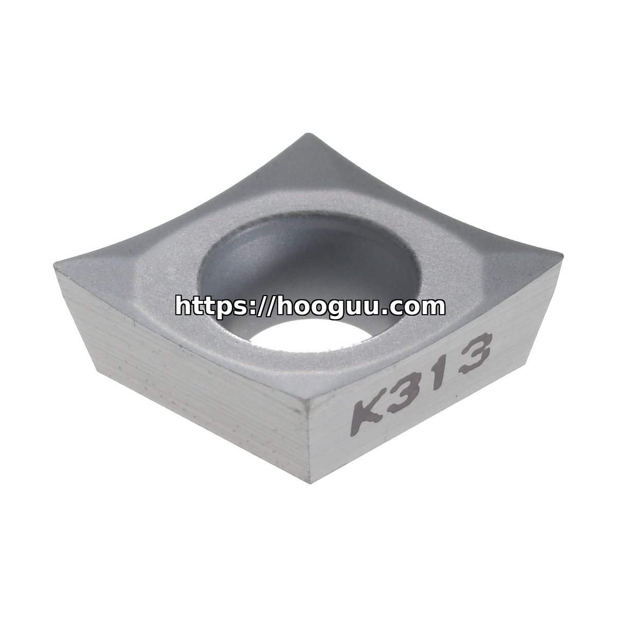 Original Kennametal CPGT32.50.5HP K313 Carbide Turning Insert - Diamond 80° | Cast Iron, Heat-resistant