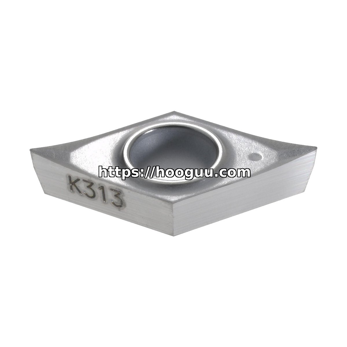 Original Kennametal DCGT32.50.5HP K313 Carbide Turning Insert - Diamond 55°