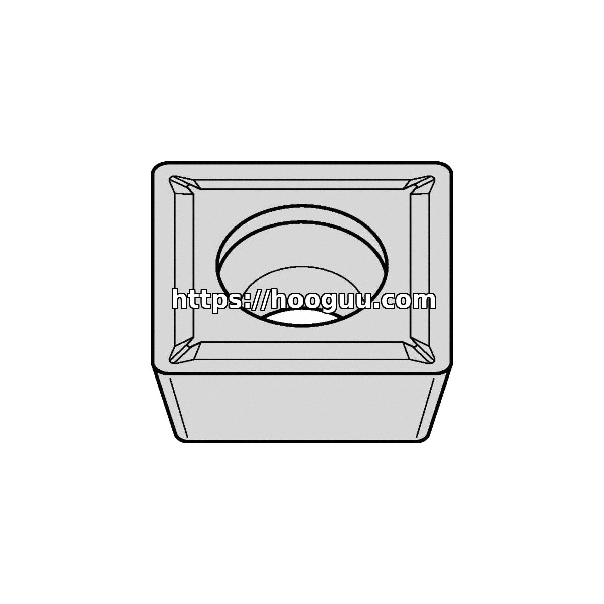 Original Kennametal SPGT3251LF Carbide Turning Insert - Square | Cast Iron, Heat-resistant KCS10B SPGT3251LF KCS10B