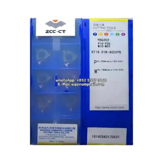 Original ZCC-CT RT16.01N-AG55 YBG202 Carbide Insert - Round | Steel (10 PCS)