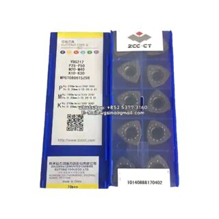 Original ZCC-CT WPGT080615ZSR YBG212 Carbide Insert - Trigon 80° | Steel (10 PCS)