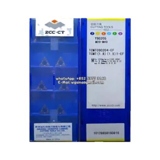 Original ZCC-CT TCMT090204-EF YBG205 Carbide Insert - Triangle | Steel & More (10 PCS)