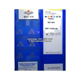 Original ZCC-CT TCMT110208-EM YBG205 Carbide Insert - Triangle | Steel, Stainless Steel (10 PCS)