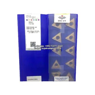 Original ZCC-CT TCMT220408-HR YBC251 Carbide Insert - Triangle | Steel, Stainless Steel (10 PCS)