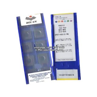 Original ZCC-CT SPGT140512-PM YBG212 Carbide Insert - Square | Steel, Aluminum (10 PCS)