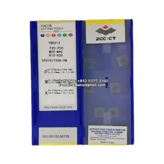 Original ZCC-CT SPGT07T308-PM YBG212 Carbide Insert - Square | Steel & More (10 PCS)