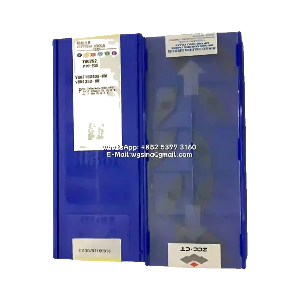 Original ZCC-CT VBMT160408-HM YBC252 Carbide Insert - Diamond 35° | Steel & More (10 PCS)