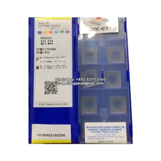 Original ZCC-CT SPMT120408-PM YBG302 Carbide Insert - Square | Cast Iron (10 PCS)
